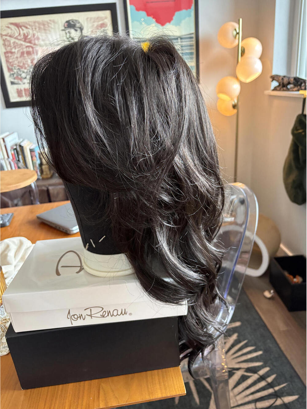 Jon Renau Amber Large Cap Synthetic Wig 4 Brownie Finale